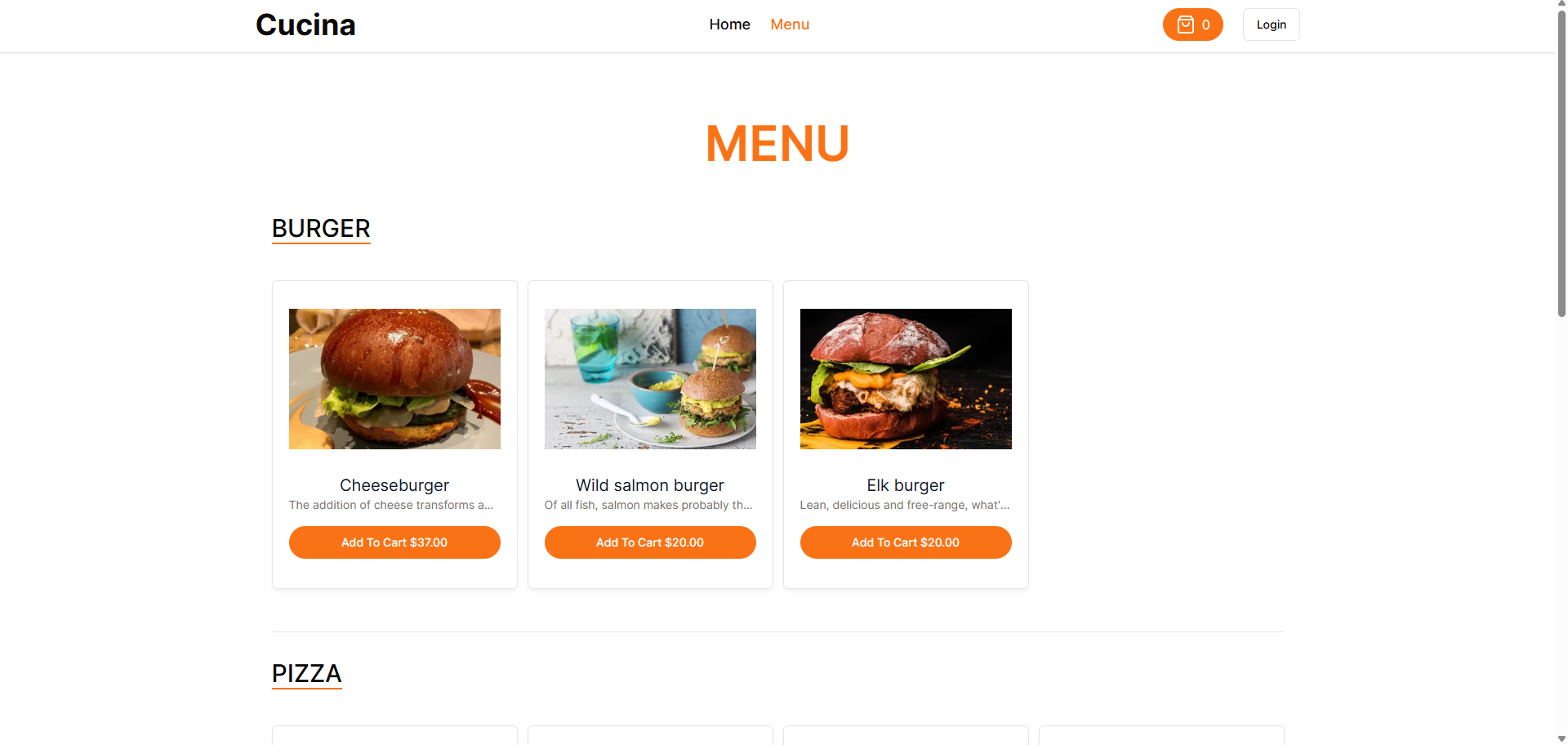 Restaurant Order App